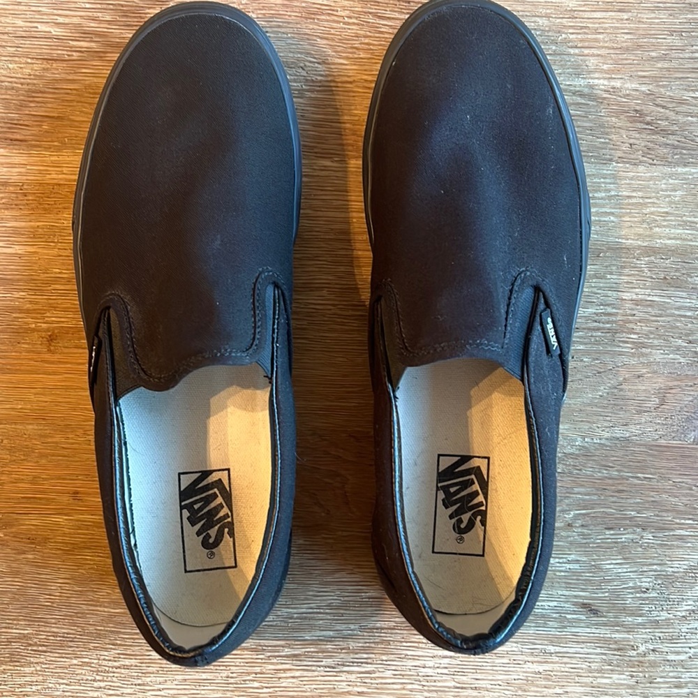 Vans slip on shoe.